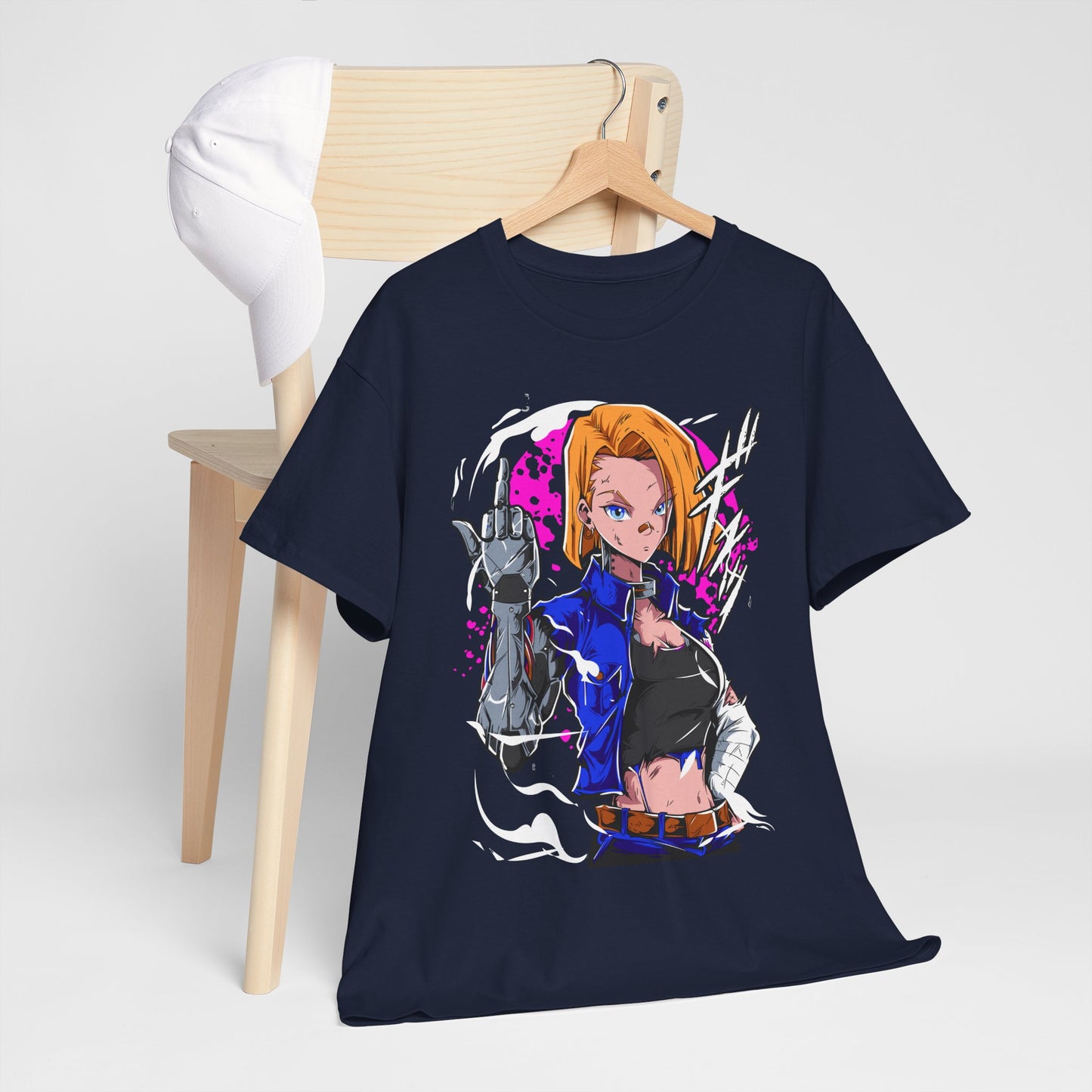 Androide 18 – Força e Graça Futurista
