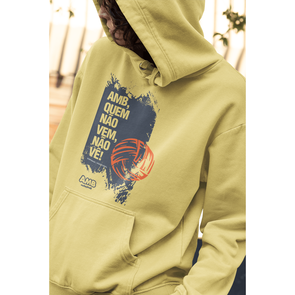 AMB Volleyball – Hoodie "Quem Não Vem, Não Vê"