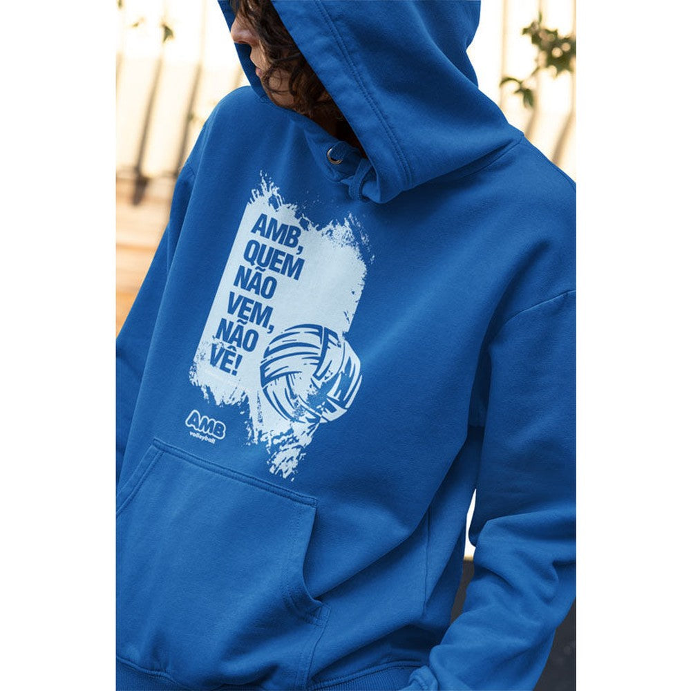 AMB Volleyball – Hoodie "Quem Não Vem, Não Vê"