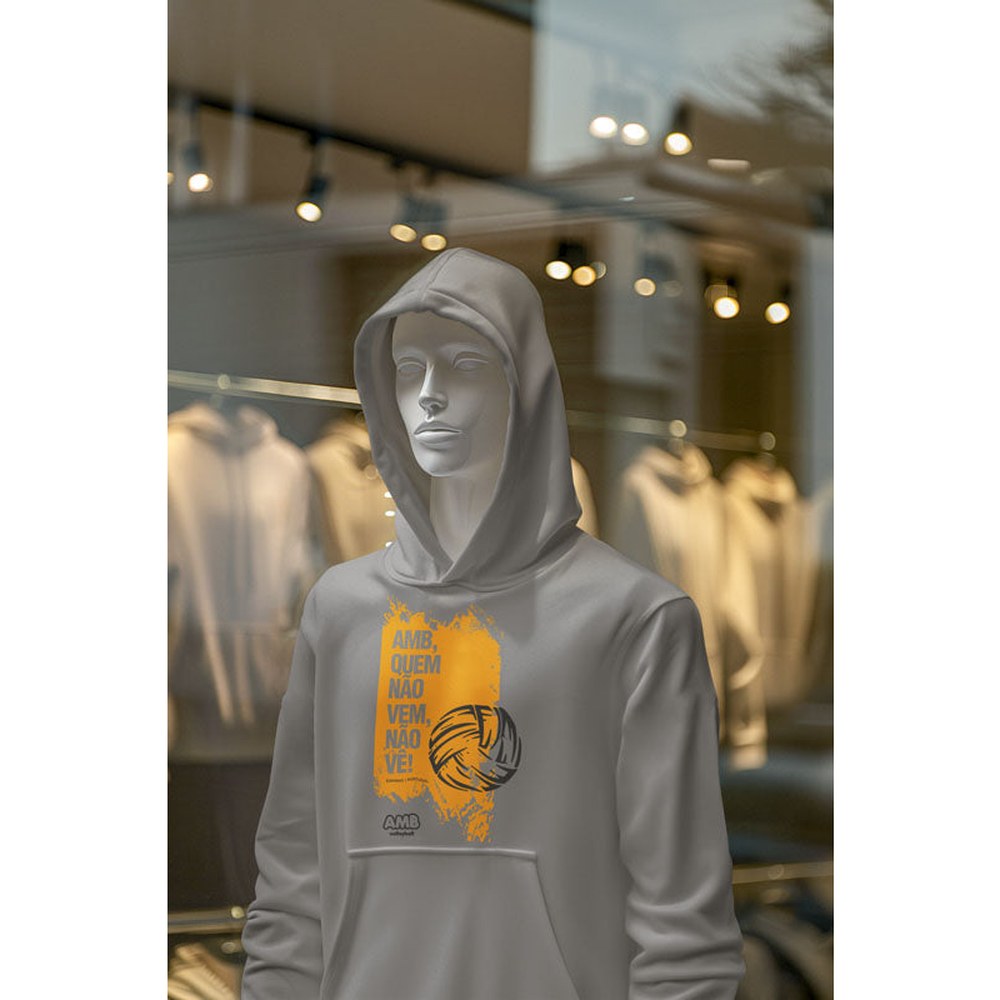 AMB Volleyball – Hoodie "Quem Não Vem, Não Vê"