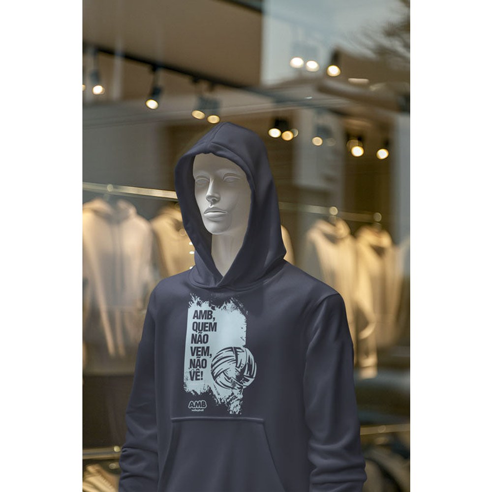 AMB Volleyball – Hoodie "Quem Não Vem, Não Vê"