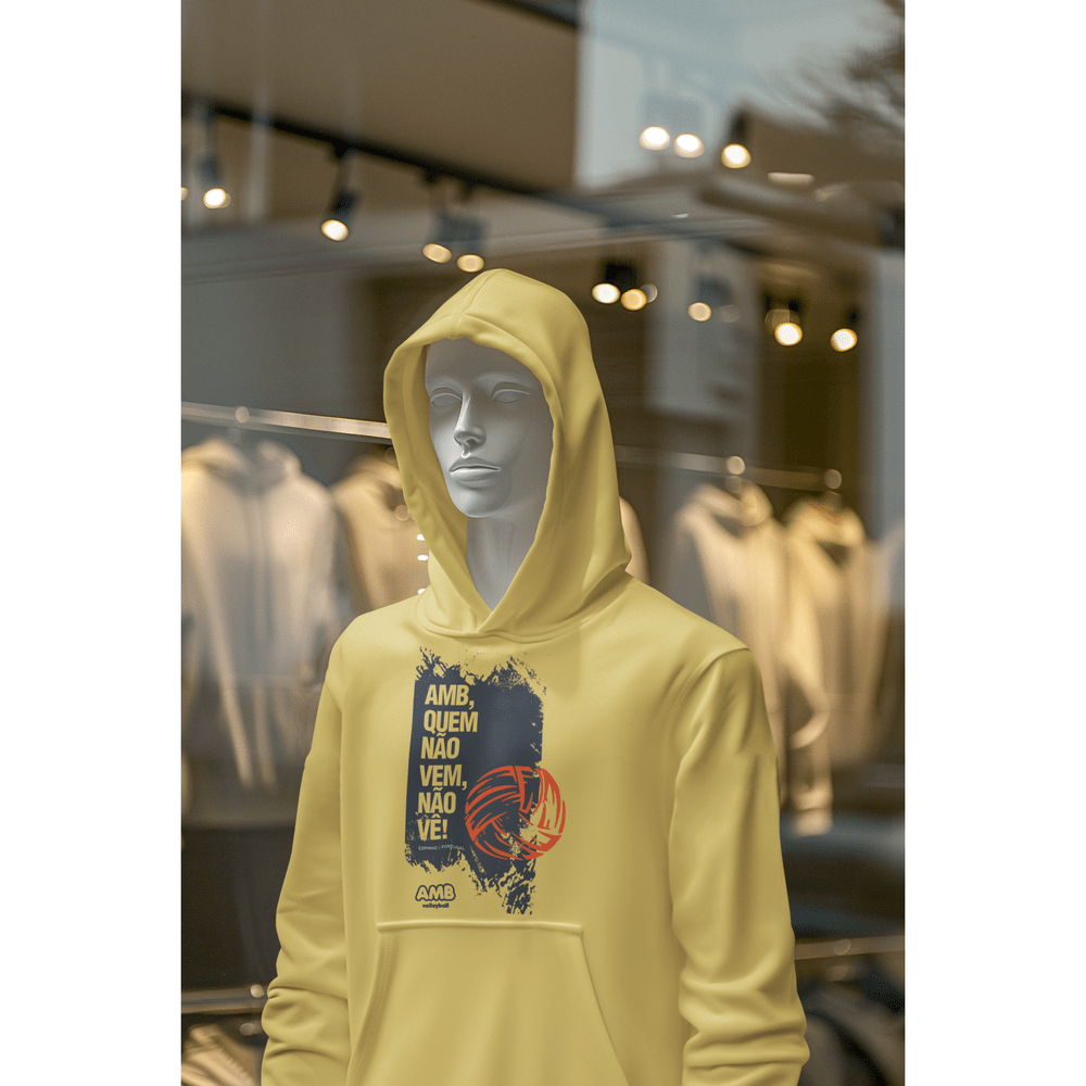AMB Volleyball – Hoodie "Quem Não Vem, Não Vê"