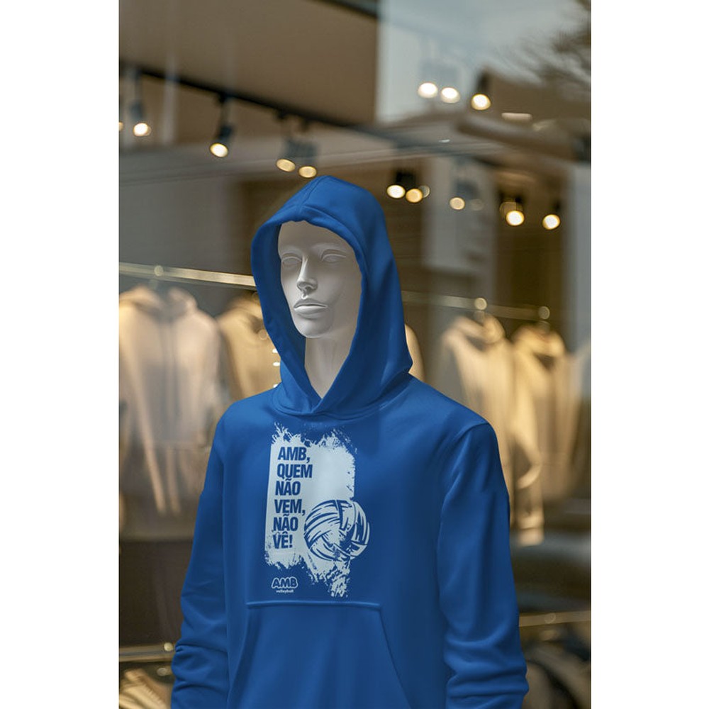 AMB Volleyball – Hoodie "Quem Não Vem, Não Vê"