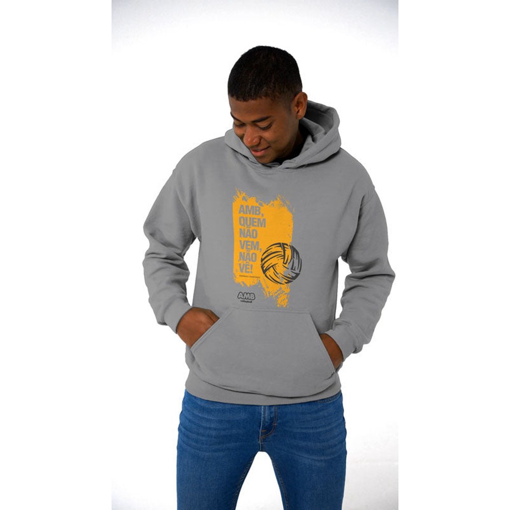 AMB Volleyball – Hoodie "Quem Não Vem, Não Vê"