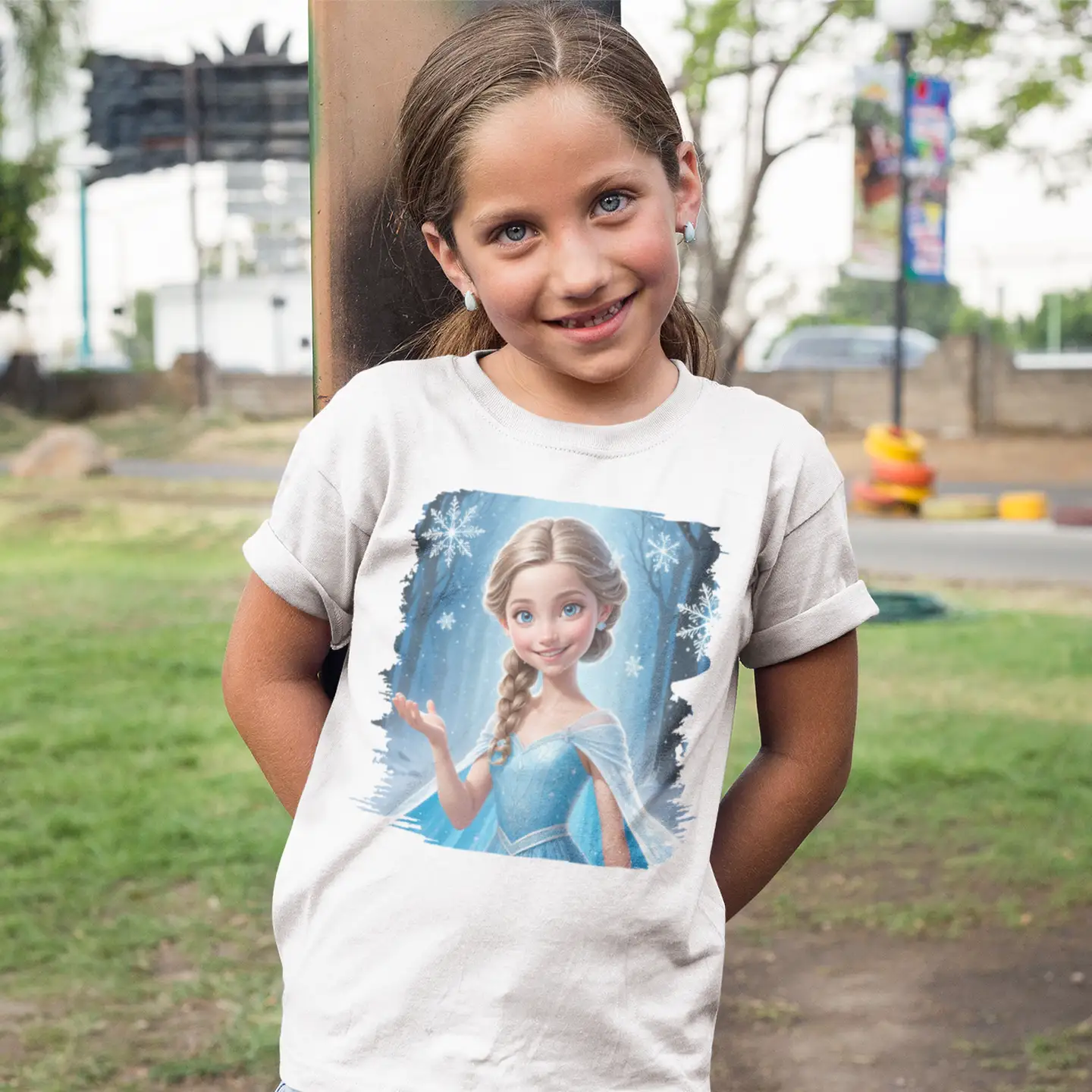 Transforma-te numa obra de arte! T-shirt Criança