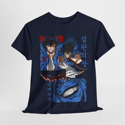 Sung Jin-Woo e a Estátua de Deus - Solo Leveling