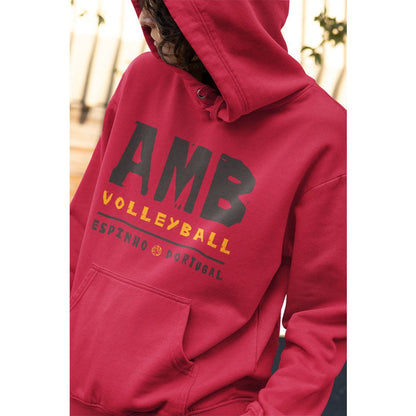 AMB Volleyball Espinho - Hoodie em Vermelho - Tamanho L